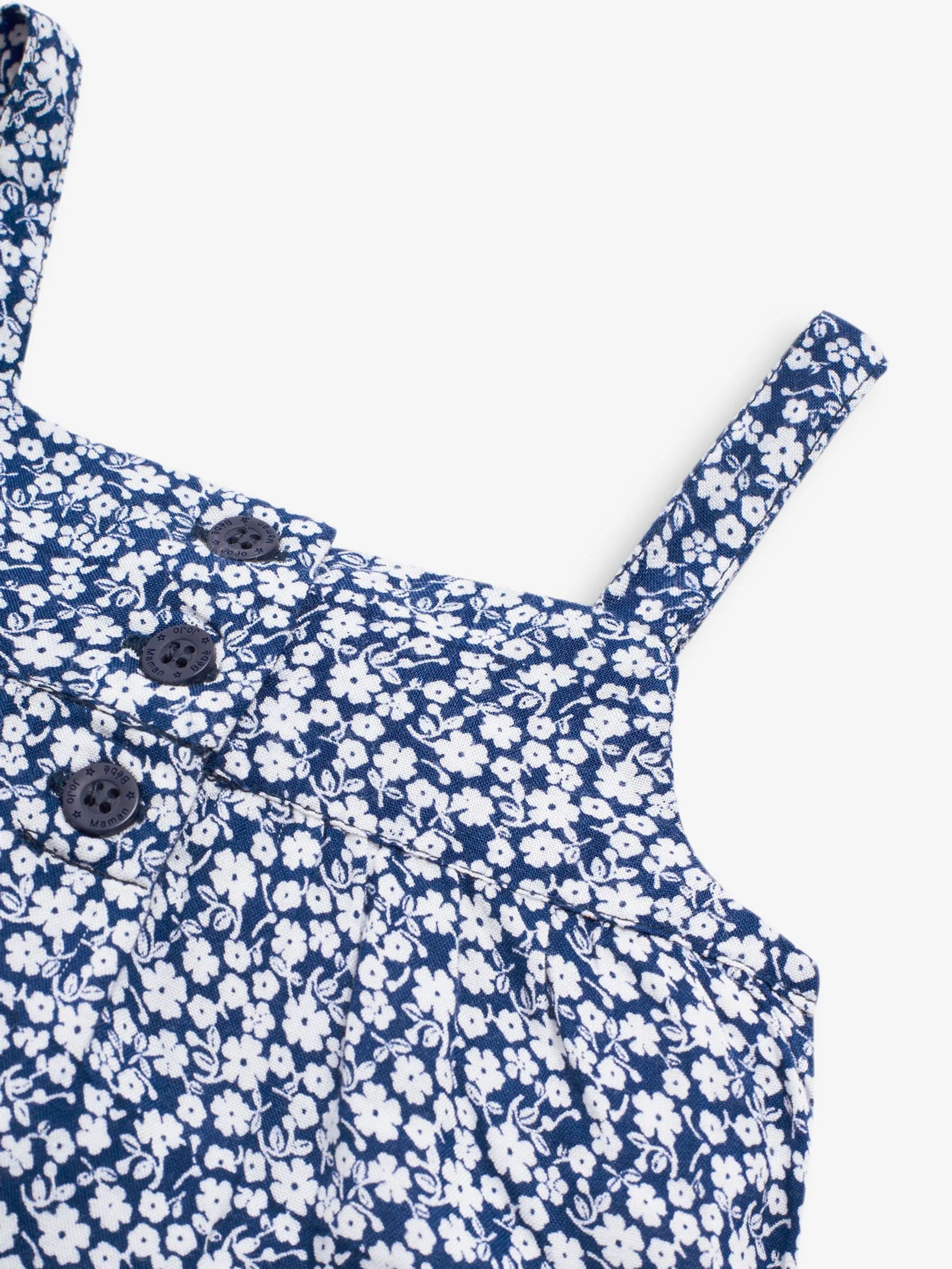 JoJo Maman Bébé - Jumpsuit met fijne bloemenprint