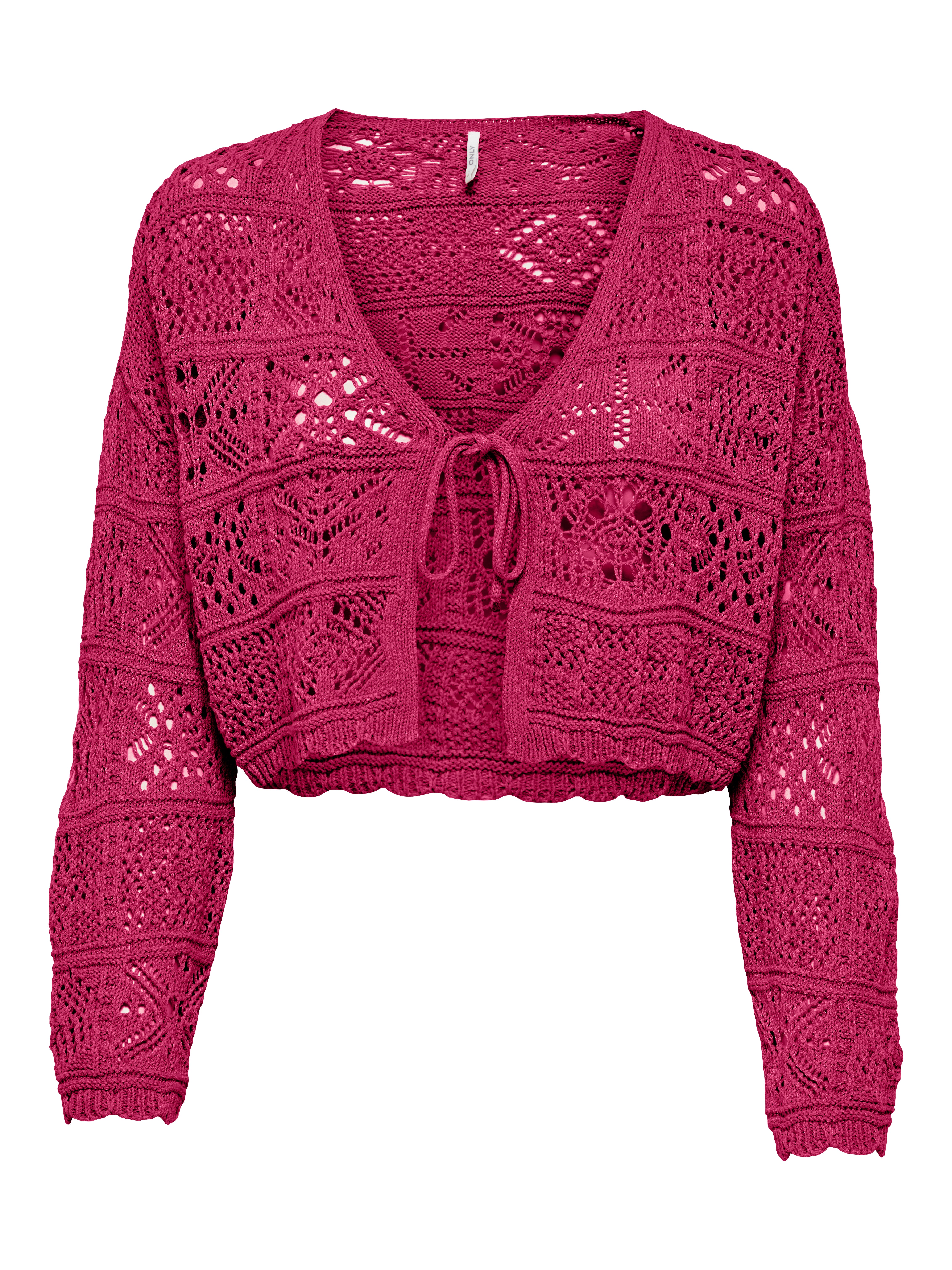 ONLBEACH Strickjacke Sangria