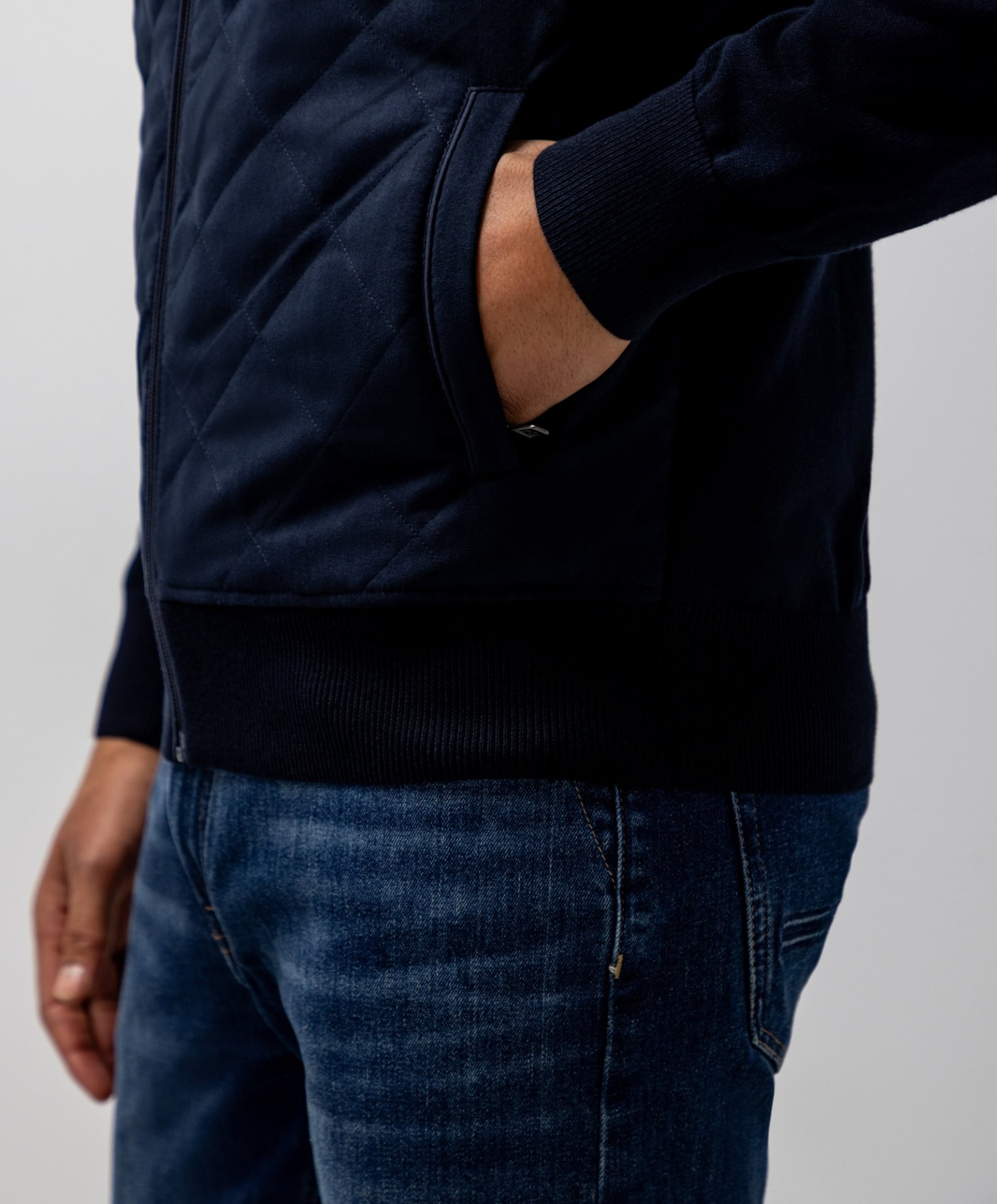 State of Art Heren vest blauw
