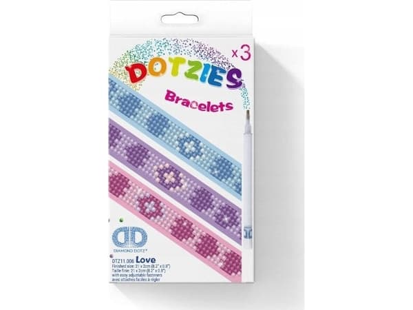 Diamond Dotz Love armbånd 018-DTZ11006