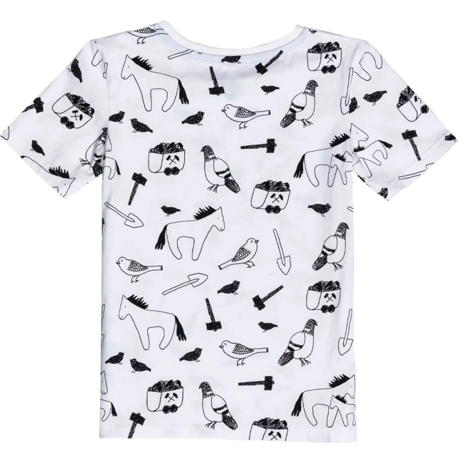 Kohlenknirpse T-Shirt Tierische Kumpel EcruAllover