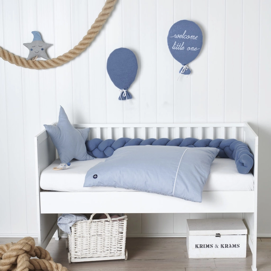 Nordic Coast Company Dekokissen Ballon welcome little one blau