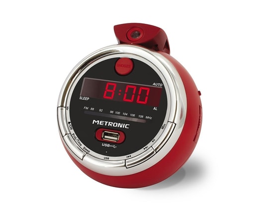 METRONIC - Radio réveil projection Cherry