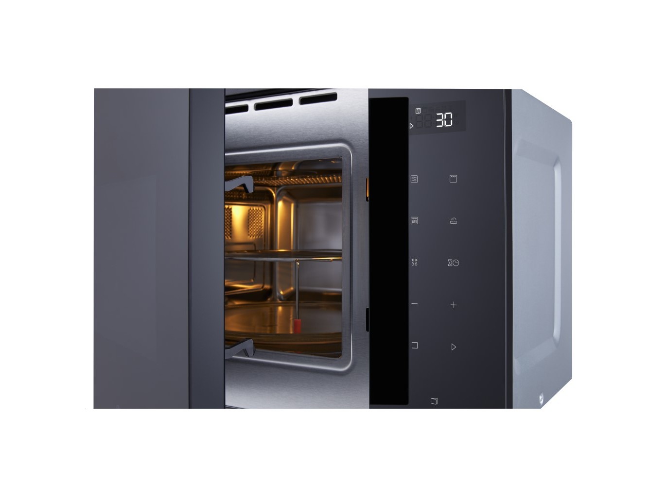 MICRO-ONDAS ENCASTRE COM GRILL LG MGBZ2593F PRETO 25L 900W
