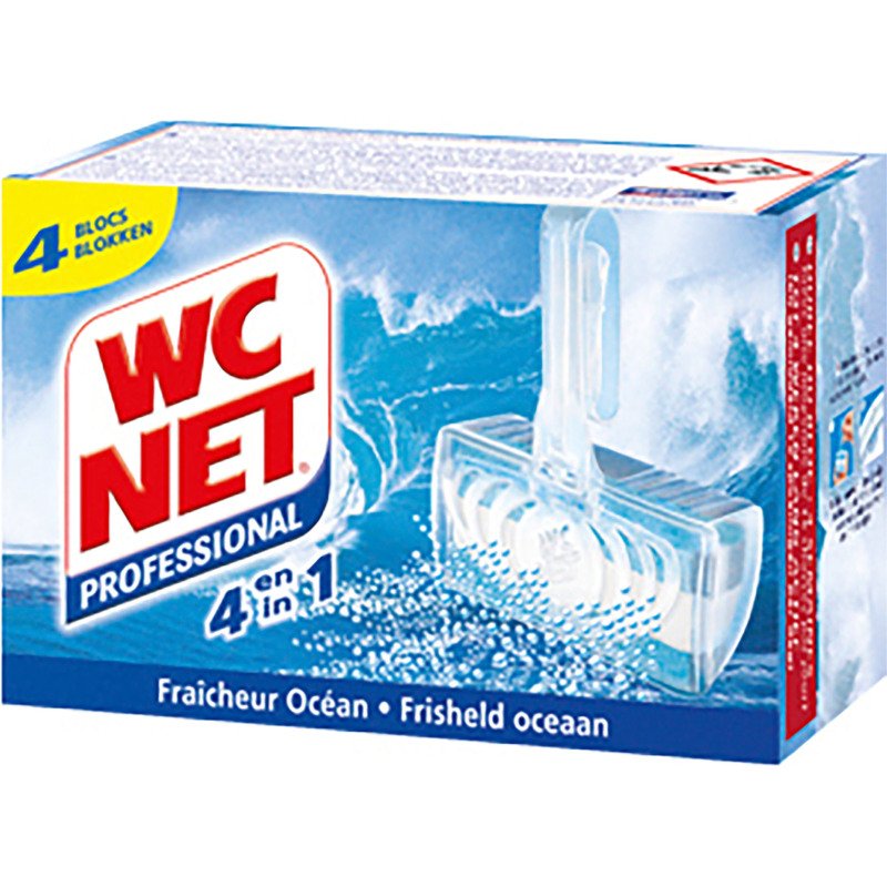 Bloc Wc Net Professional - Boîte de 4