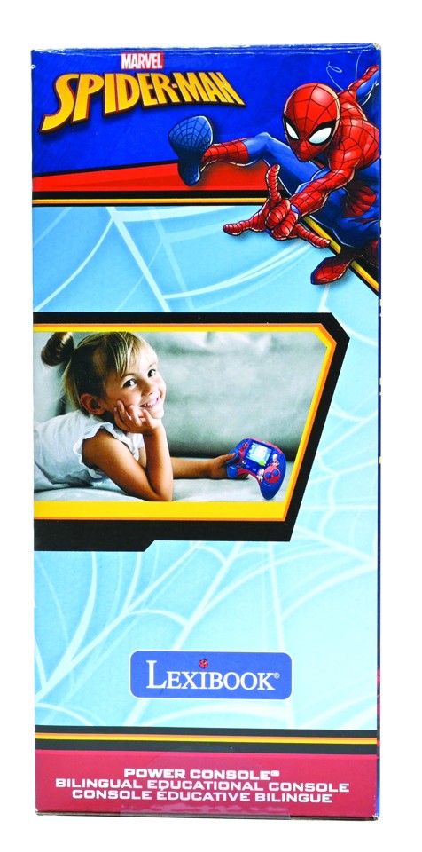 Lexibook - Spider-Man Educational tosproget konsol med LCD-skærm (EN/FR)