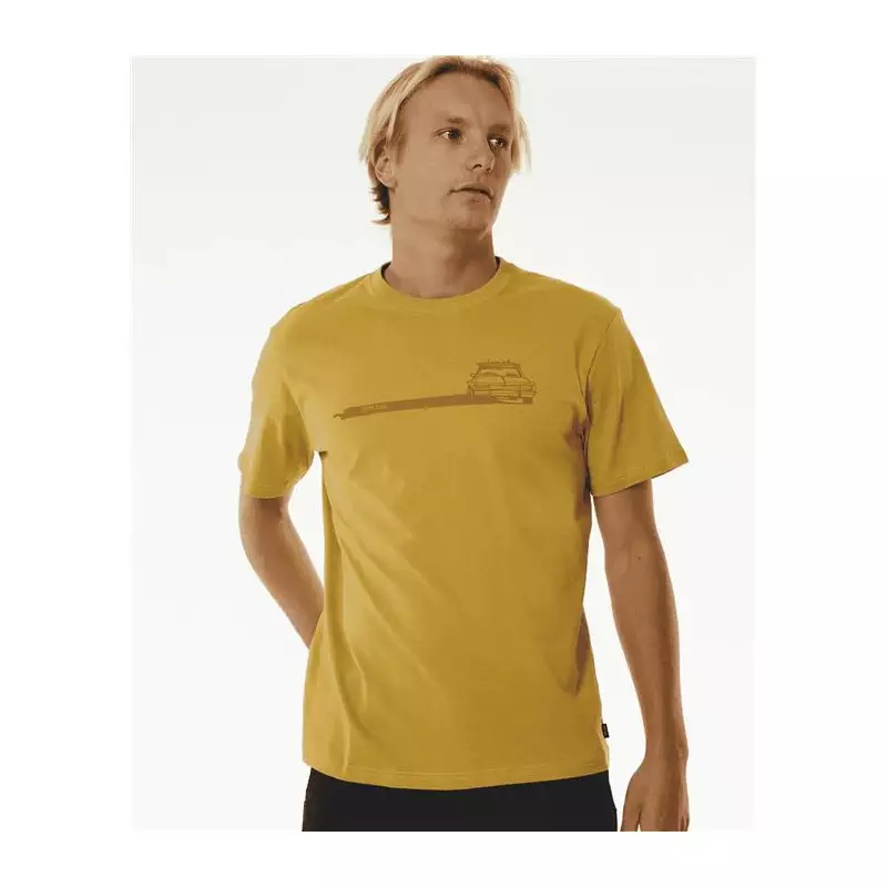 Teeshirt RIPCURL Search Trip Tee Mustard M