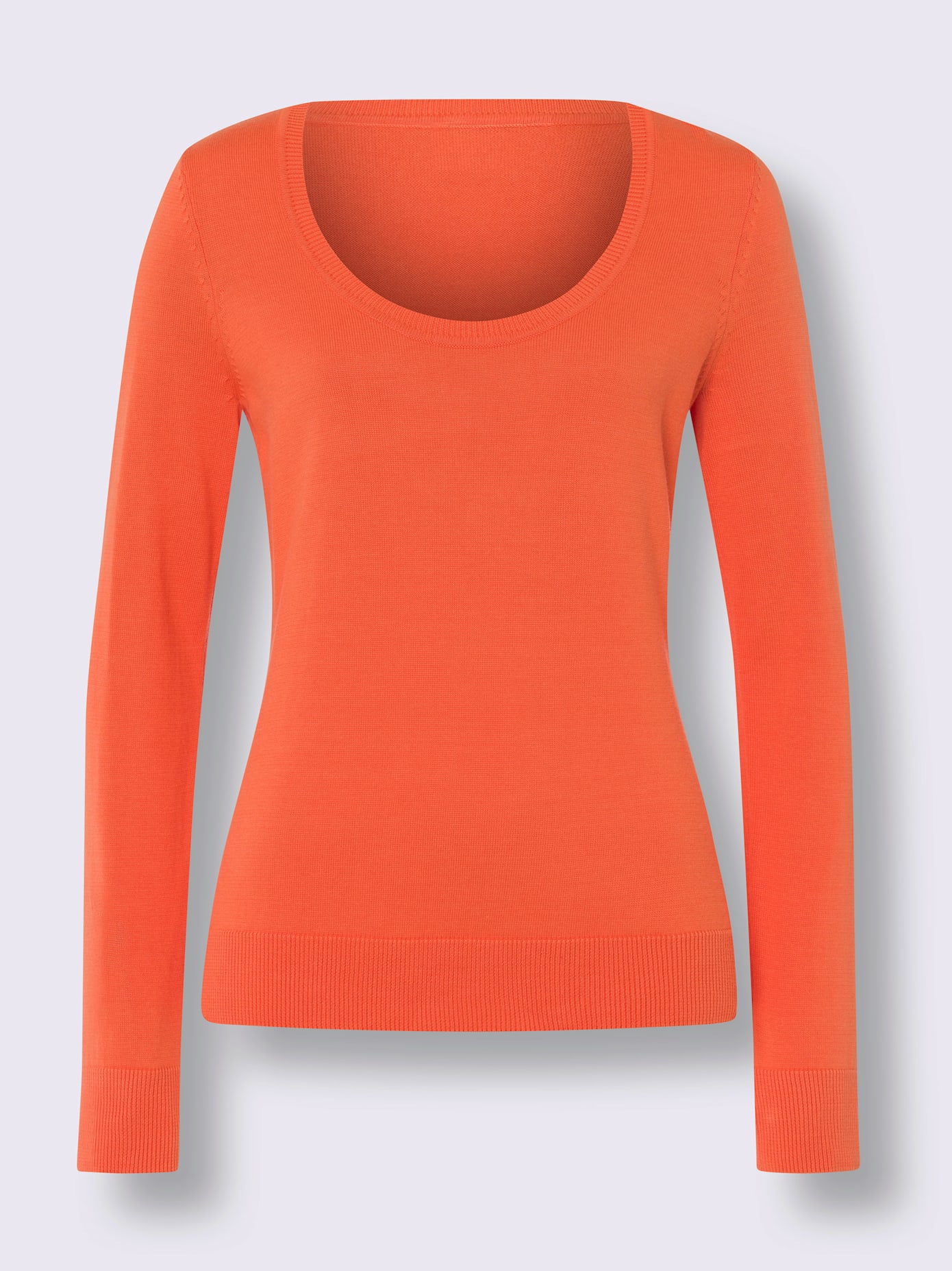 Pull col rond basique et facile à associer, coloris tendance