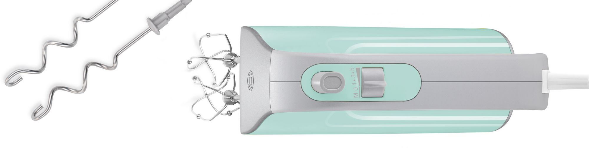 Batedeira Styline Colour 500W Turquesa e Prata MFQ40302