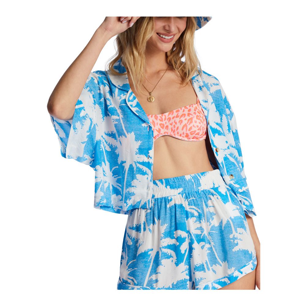 Billabong SUN IS SHINING - Chemise Femme blue hawaii
