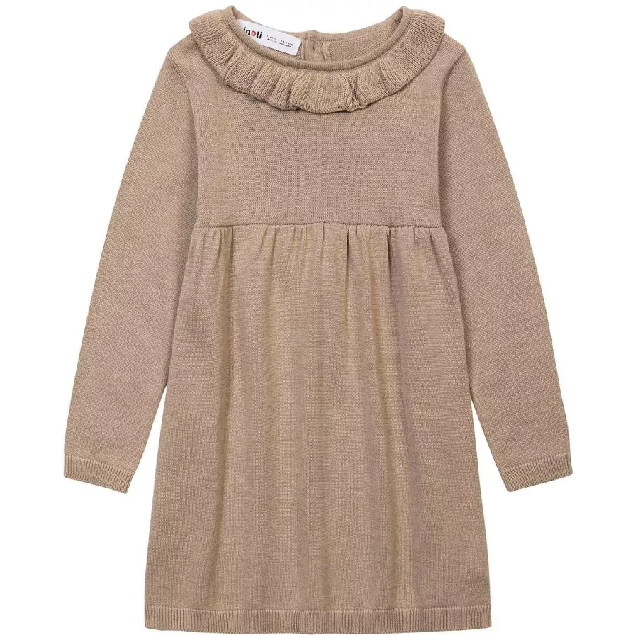 MINOTI Rüschenkleid Steingrau