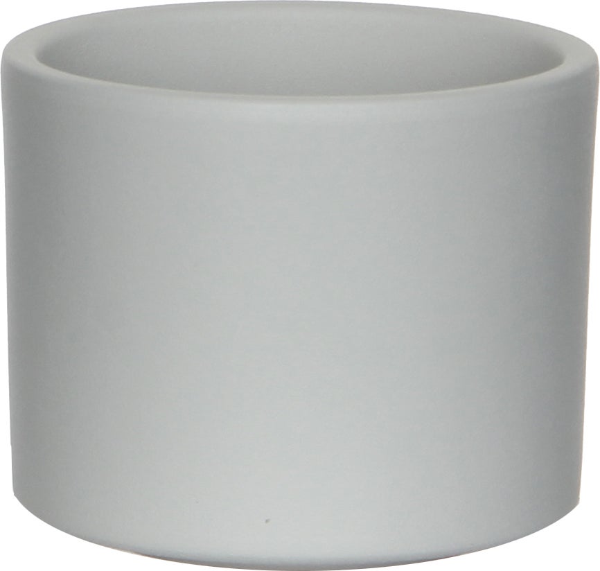 Mica Decorations bloempot Era licht grijs D 10,5 H 9 cm
