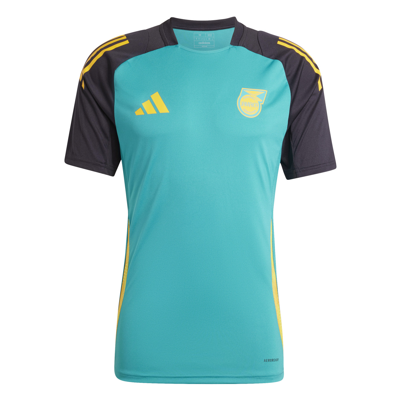 Adidas Jamaica Trainingsshirt 2024-2026 Groen Zwart Geel