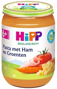 HiPP 6M  Pasta met Ham en Groenten