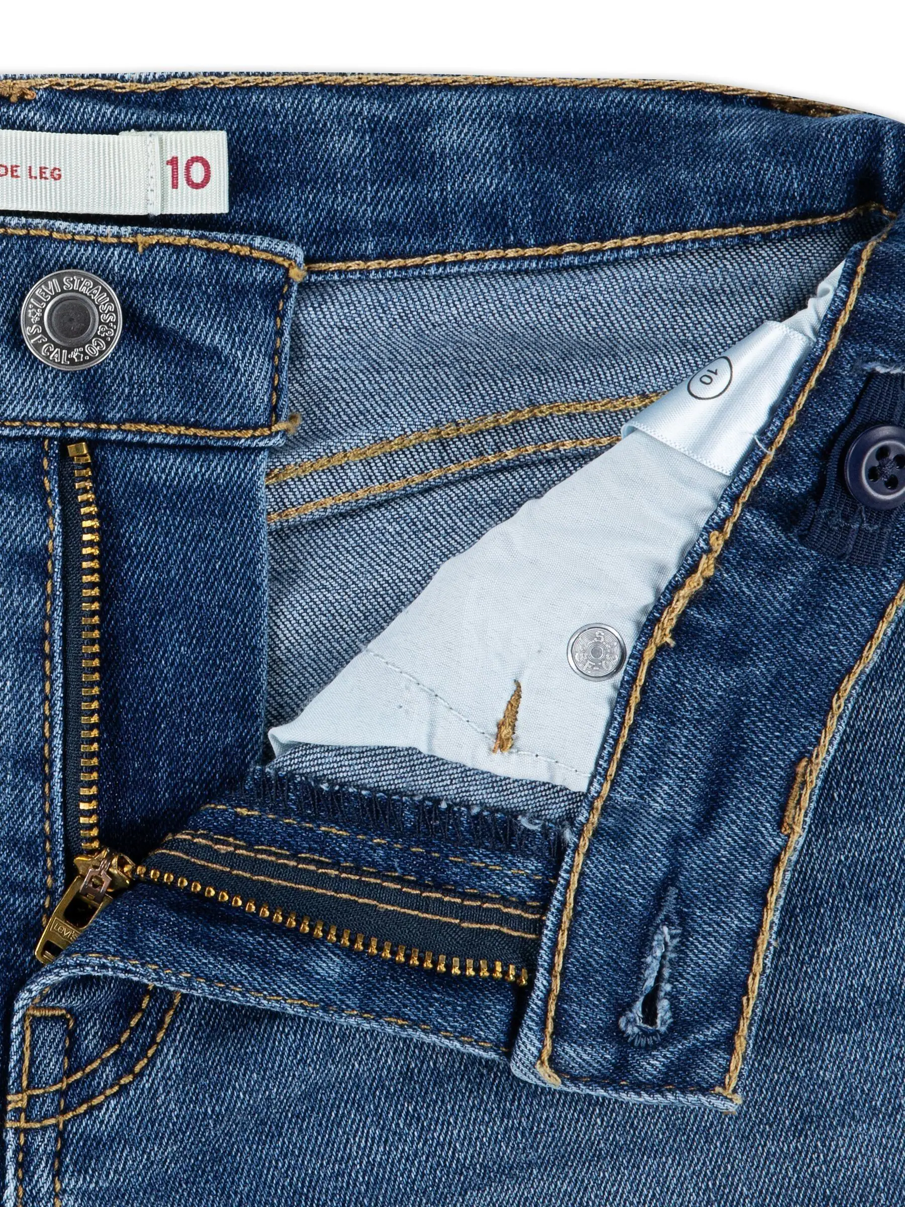 Blauw - Levi's® Logo Wide Leg Jeans