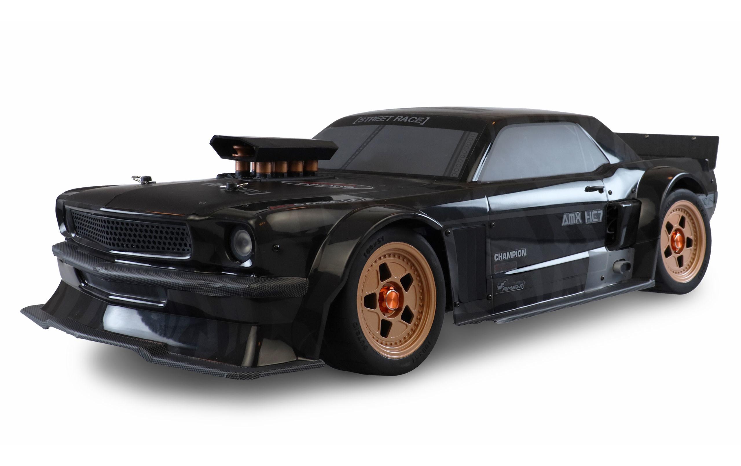 Tourenwagen AMXRacing HC7 6S, 4WD, 1:7, RTR<br>Muscle Car im Massstab 1:7 mit starkem Brushless Antrieb