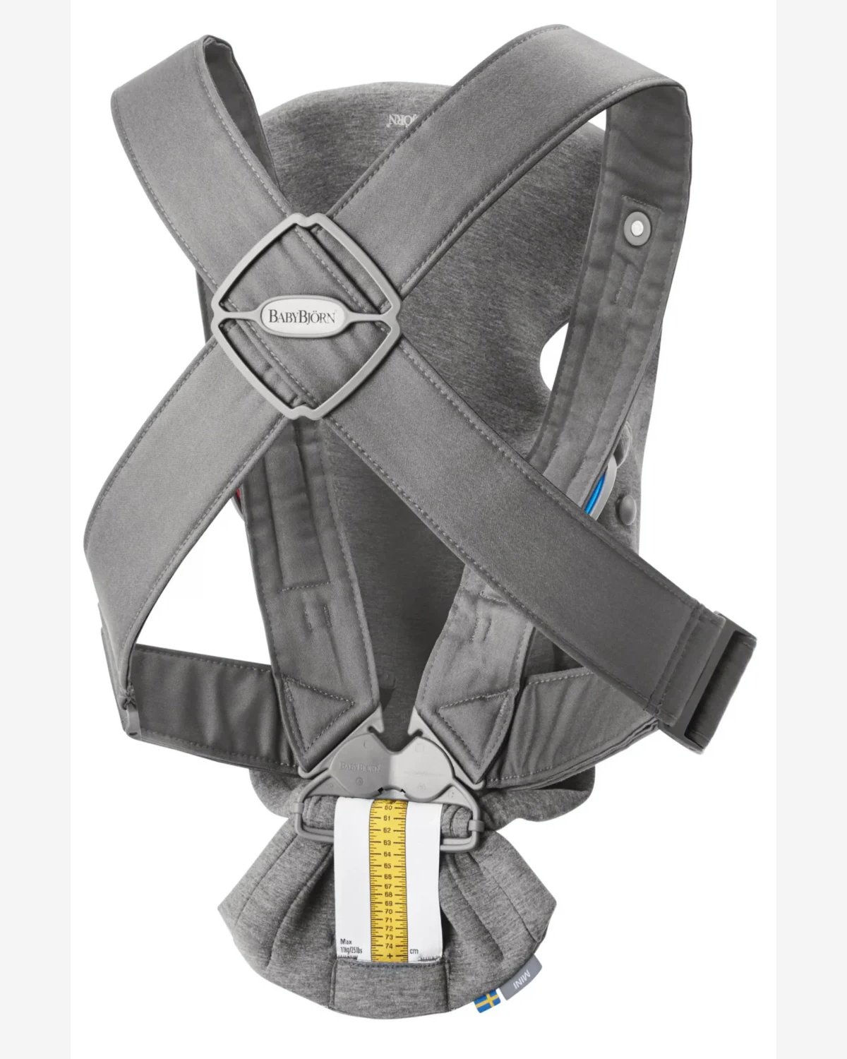 Mini Bæresele Nyfødt – Ekstra Nærhet – Baby Carrier 0-12m, Dark grey