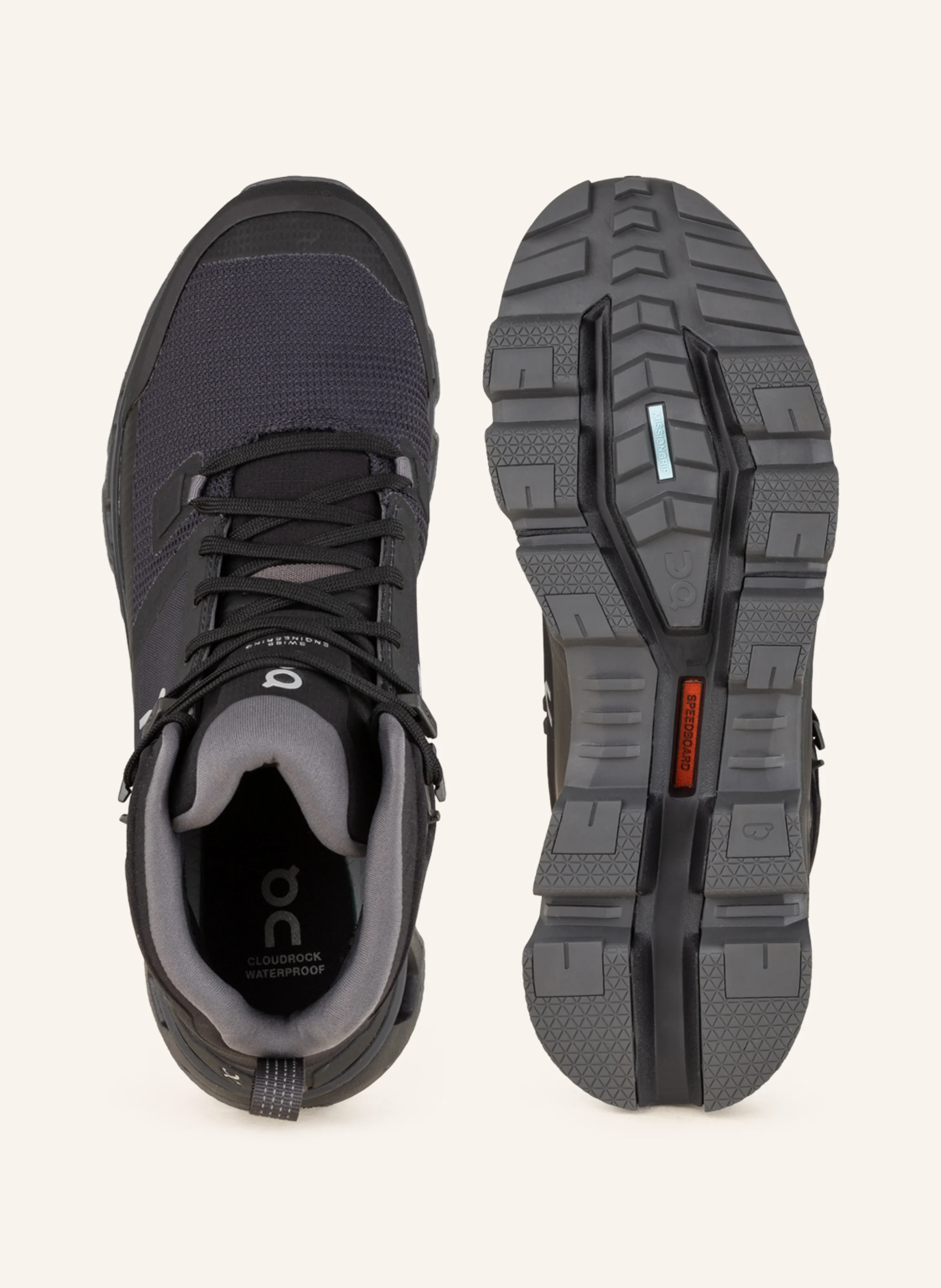 On Trekkingschuhe CLOUDROCK 2 WATERPROOF