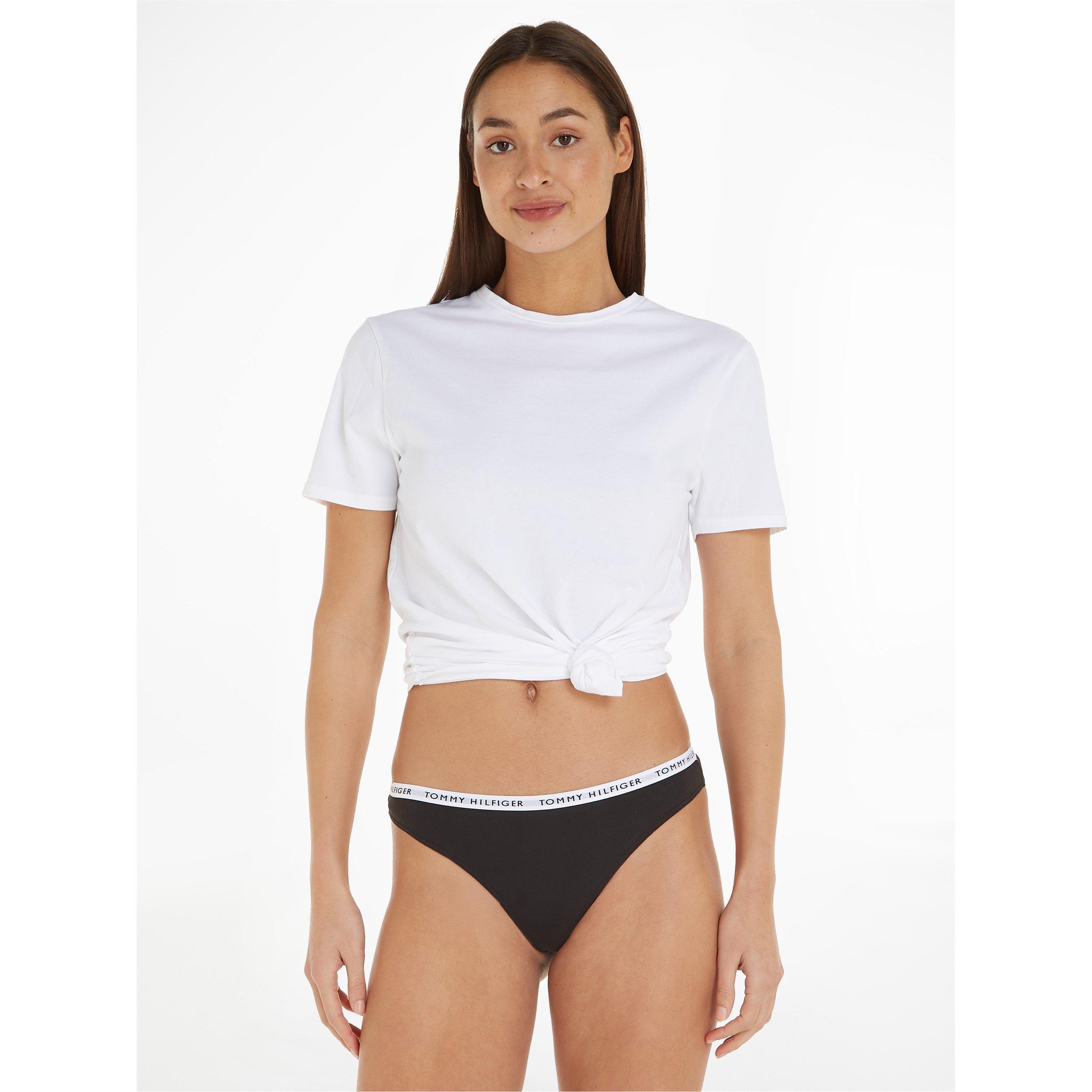 Tommy Hilfiger Tommy Bodywear 3 Pack Thong Briefs Womens
