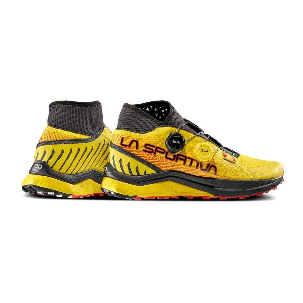 La Sportiva JACKAL II BOA® - Chaussures trail Homme yellow/black