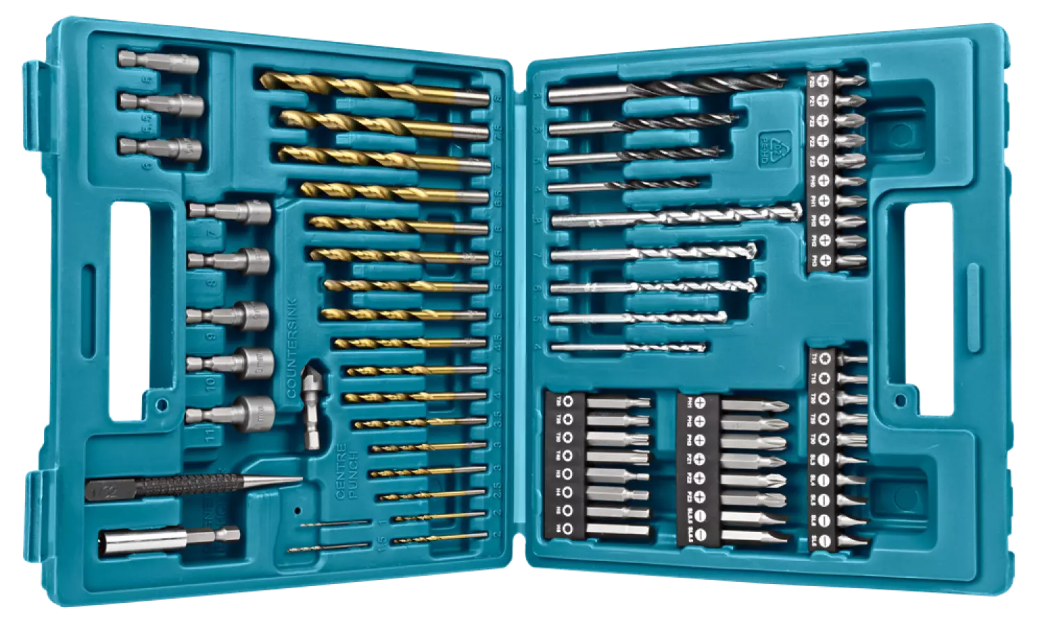 Makita B-49373 Boor-/schroefbitset 75-delig