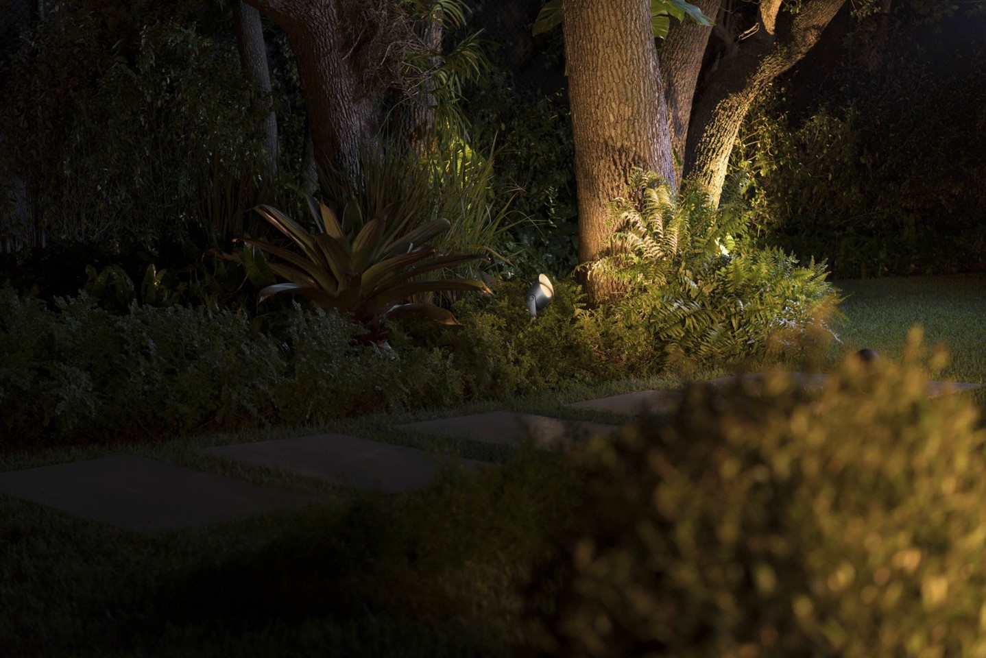 Philips Hue - 2x Lily XL Spot Light - Hue Outdoor-White & Color Ambiance + Bridge 2.1 - Bundle