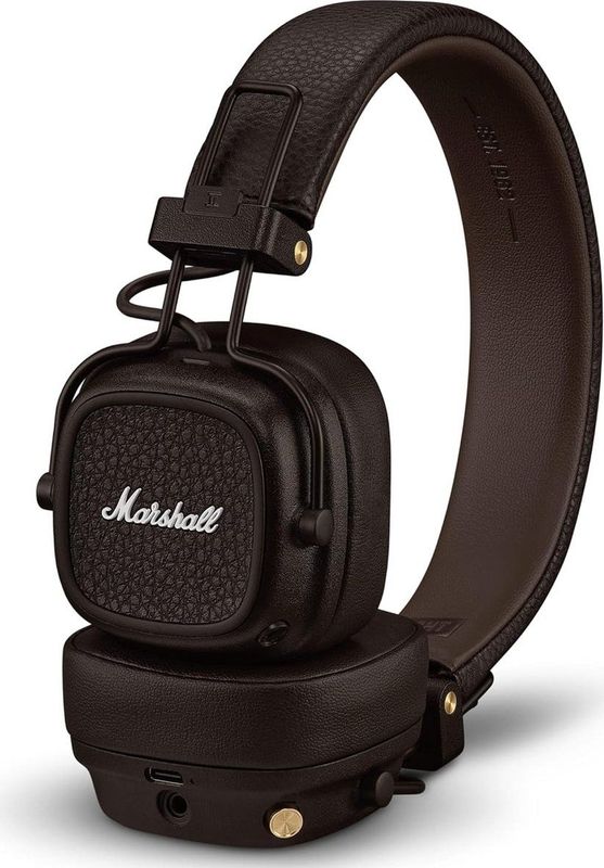 Marshall - Major V - Hoofdtelefoon - Bruin - Draadloos - 100+ uur speeltijd