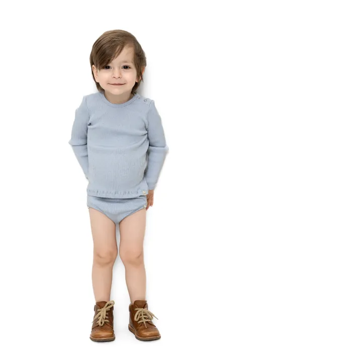 Minimalisma Bloomer en Soie Bobbi | Bleu ciel