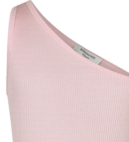 Rosemunde Top - Eine Schulter - Rib - Lotus Pink