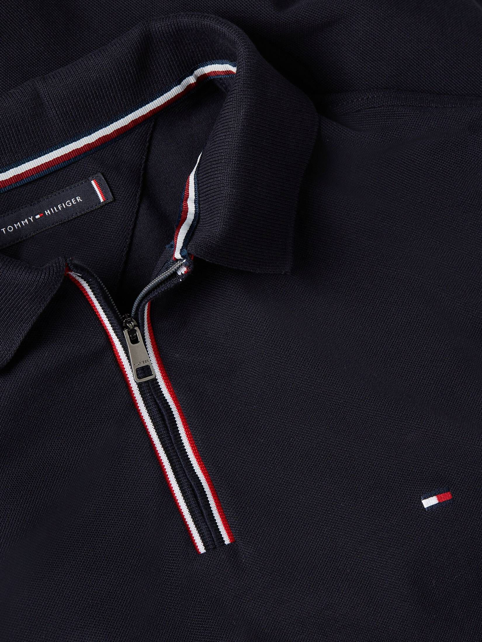 Tommy Hilfiger| Herren Poloshirt ZIP TIP SLIM POLO Slim Fit