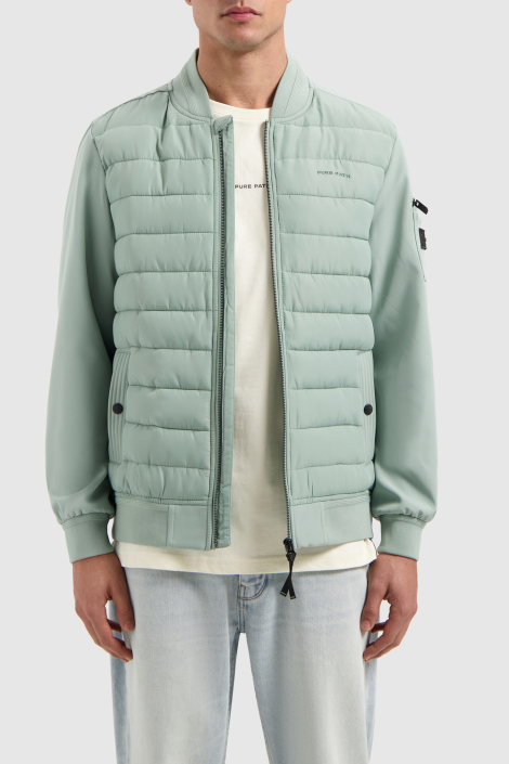 Pure Path groene heren jas