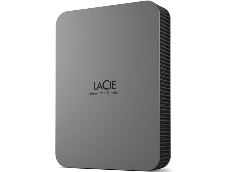 LaCie Externe Festplatte Mobile Drive Secure 5 TB Externe tragbare Festplatte mit 5 TB Speicherkapazität