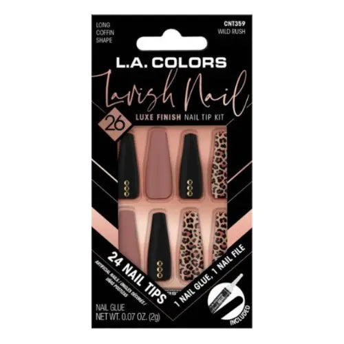 Lavish Nails Luxury Finish Nail Tip Kit Wild Rush