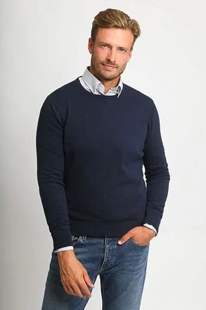 Suitable Respect Oinir Pullover Navy RSP-24PUO-NA kopen