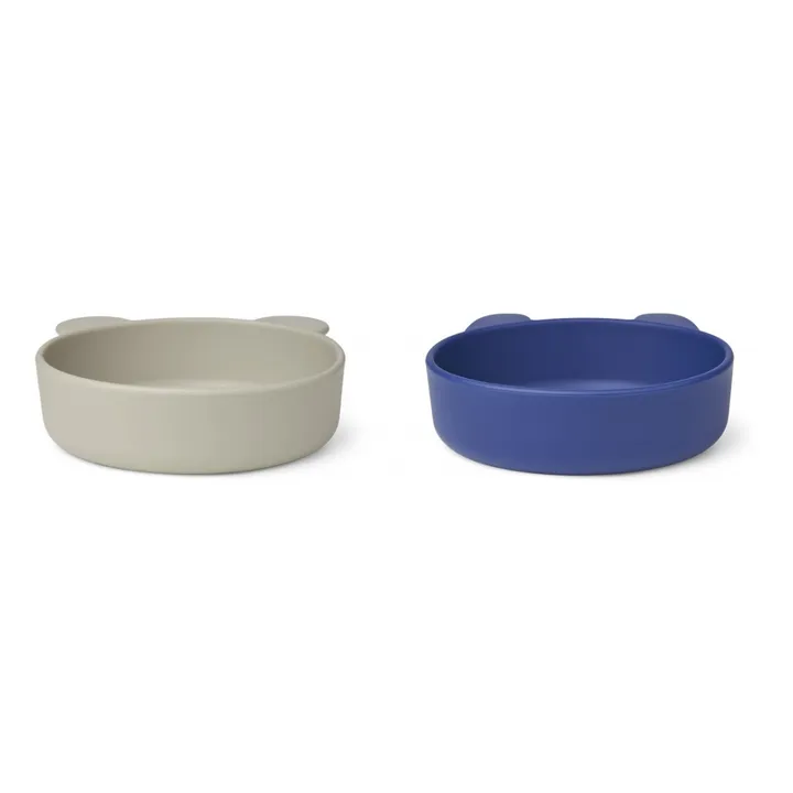 Liewood Bols Vanessa en silicone - Set de 2 | Bleu