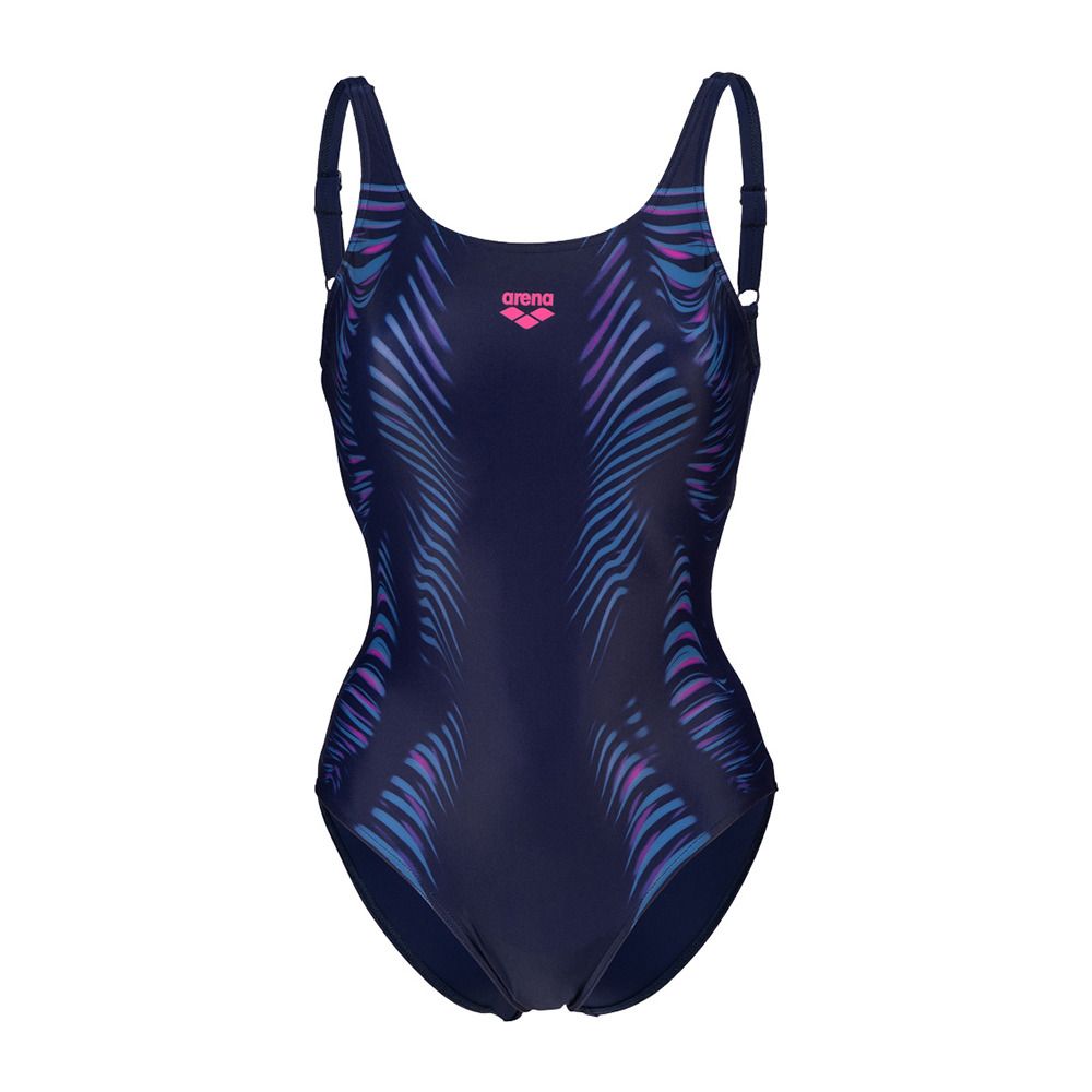 Arena IMPRINT U BACK B - Maillot de bain 1 pièce Femme navy