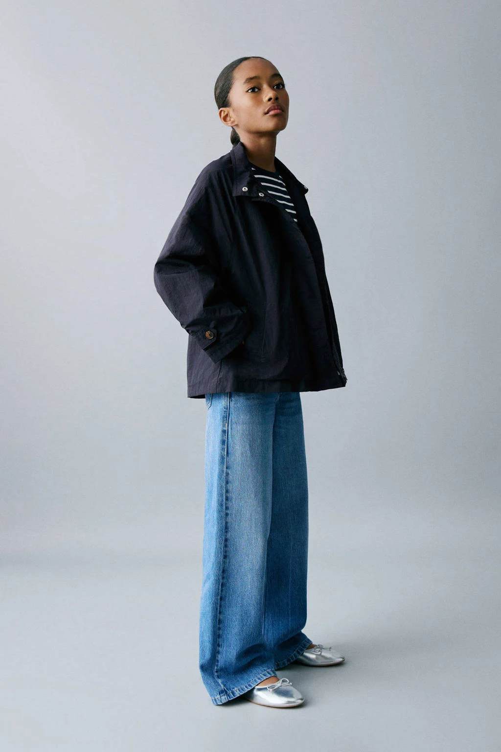 Mango Kids tussenjas marine