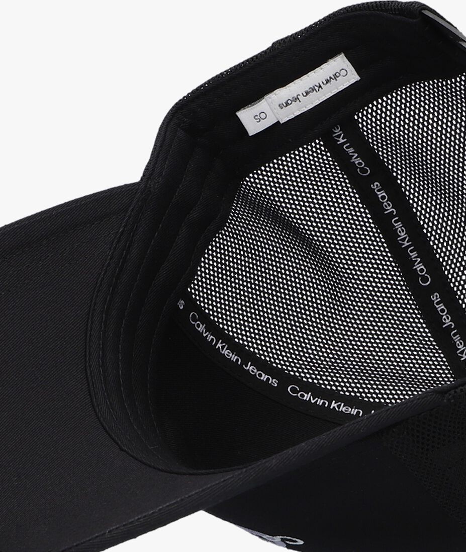 CALVIN KLEIN zwarte calvin klein pet monogram trucker cap