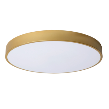 Lucide UNAR plafonnière 49,5 cm met 3 StepDim mat goud/Messing