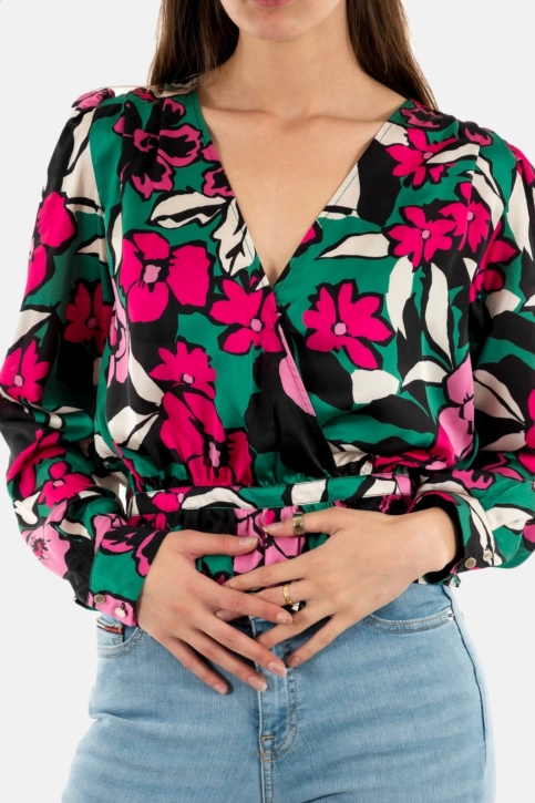 tee shirt manches longues morgan 231-onmi.f multico