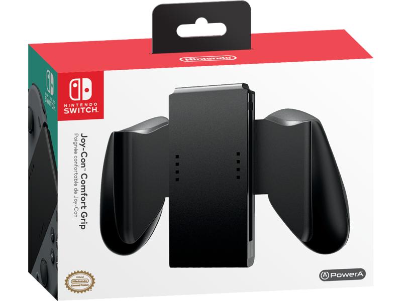Power A Joy-Con Comfort Grip Schwarz Breiter Komfortgriff für die Nintendo Switch