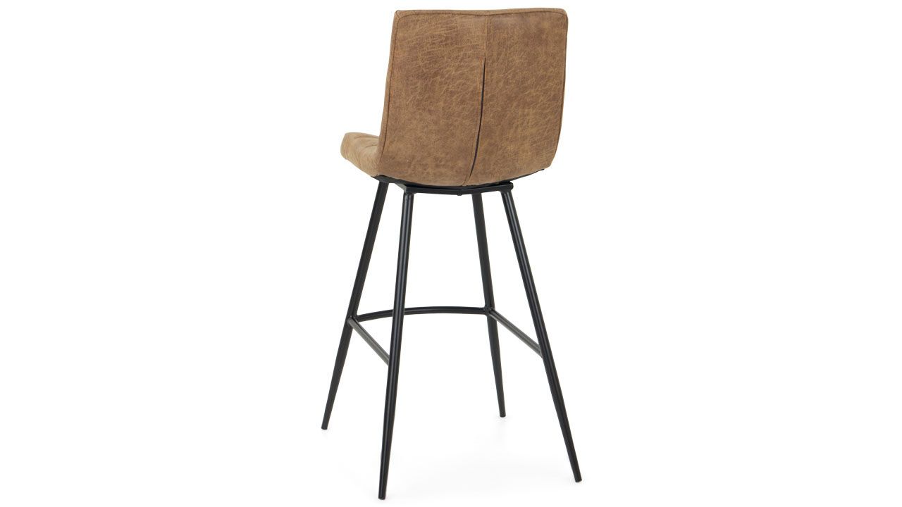 Barstoel Cognac Navarra  B41 x D55 x H105 cm