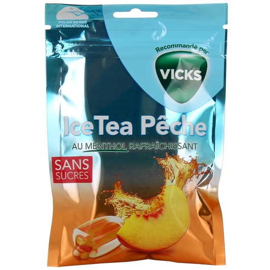 Vicks bonbons menthol sans sucre - Haleine fraîche