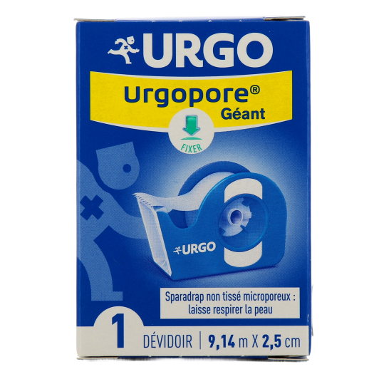 Sparadrap non tissé microporeux et hypoallergénique Urgopore