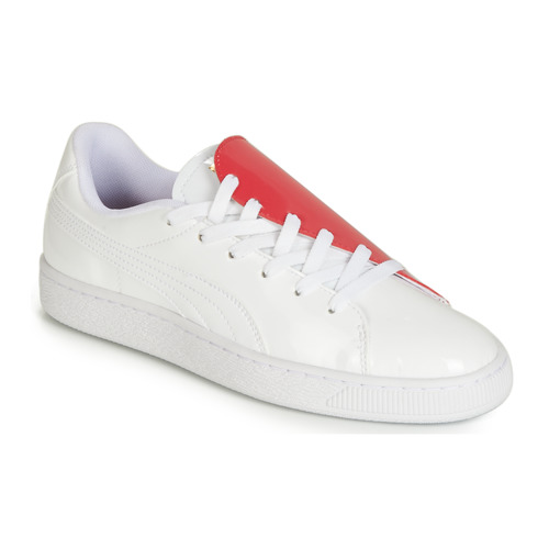 Puma - WN BASKET CRUSH.WH-HIBISCU - Blanc