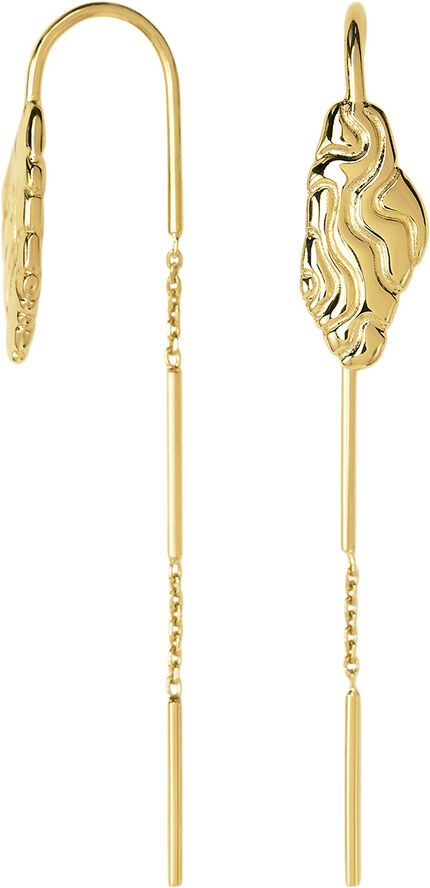 Camille Brinch Jewellery Short Liquid Flow Earline Gold