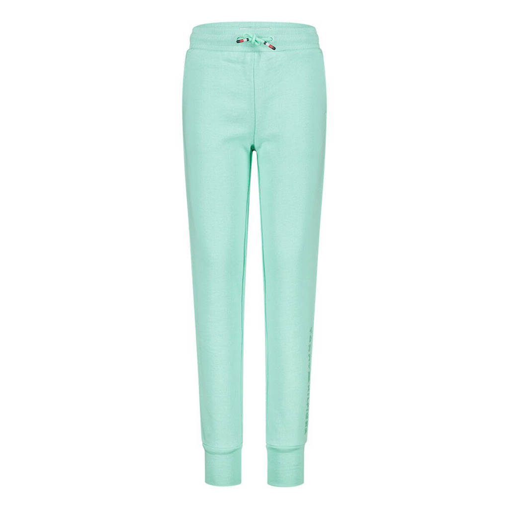 Tommy Hilfiger joggingbroek met logo mintgroen