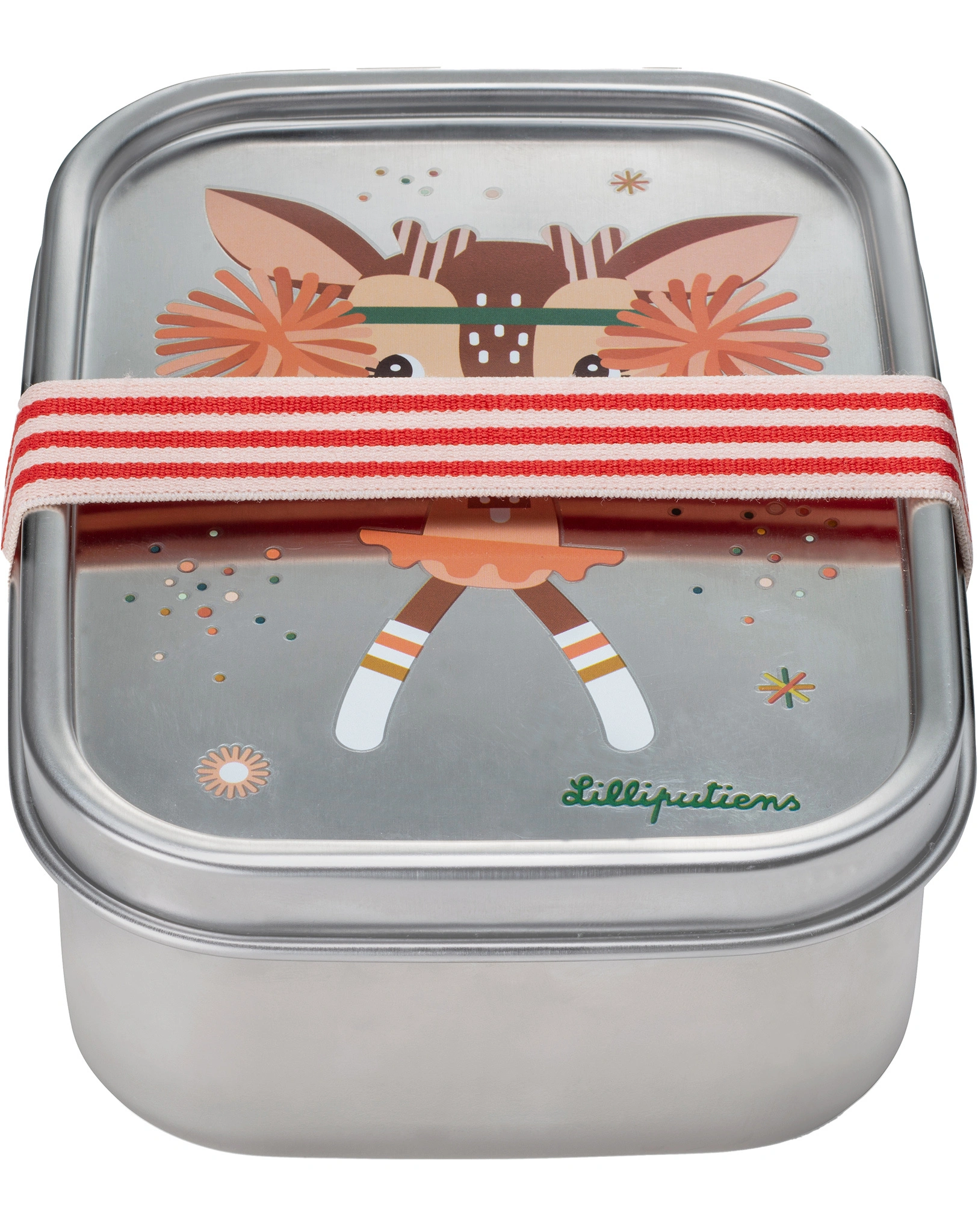 Edelstahl-Brotdose WONDER STELLA in silber