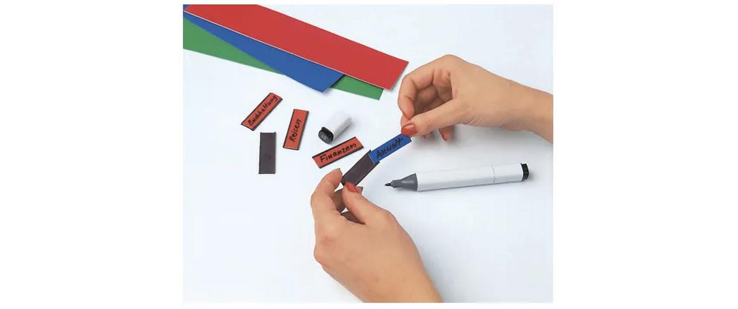 Magnetoflex U-Profil 10 Stück, 6 cm x 2.2 cmSchwarzes Magnetoflex