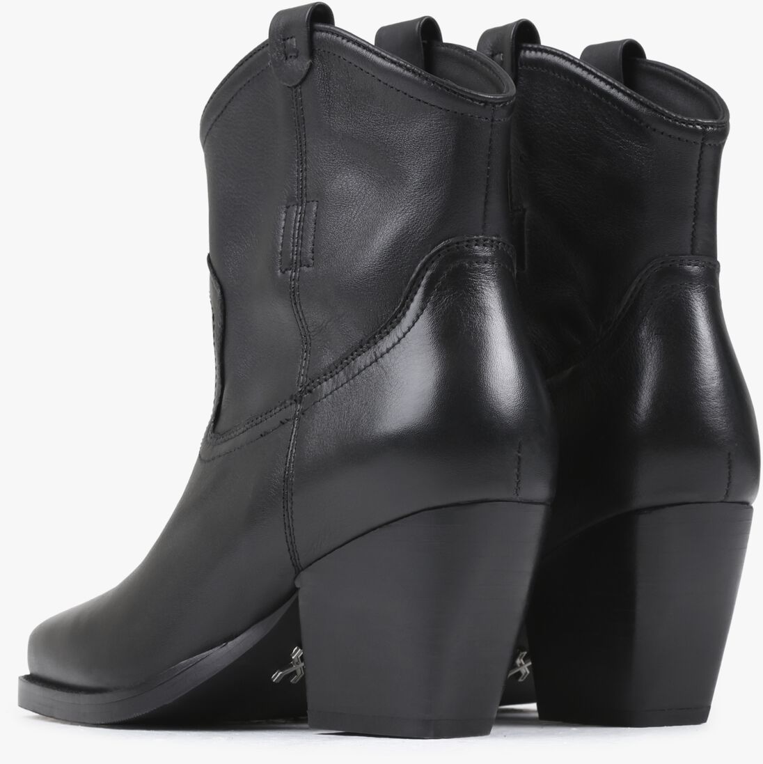 BRONX zwarte bronx enkellaarsjes fu-zzy 34306